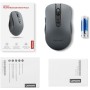 Lenovo WL310 - Ratón Inalámbrico Bluetooth (Silencioso, Sensor Óptico Rojo, 6 Botones, Rueda Scroll, Bluetooth 5.0) Incluye
