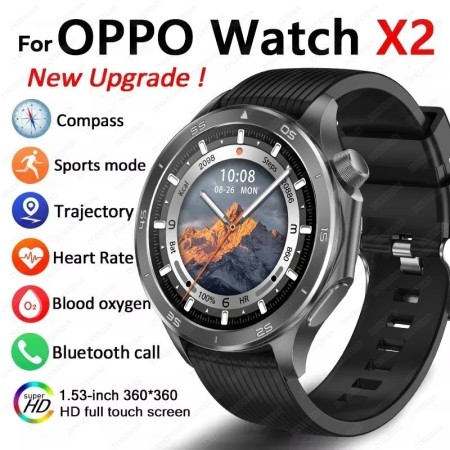 2025 nuevo para OPPO Watch X2 reloj inteligente hombres AMOLED moda pa