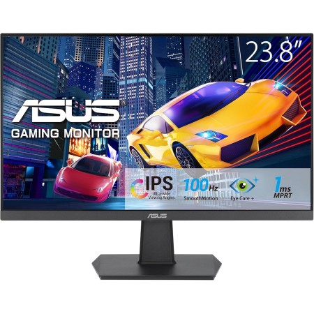 ASUS Monitor VA24EHF Eye Care Gaming 24" (IPS, Full HD, sin marcos, 100 Hz, sincronización adaptativa, MPRT de 1 ms, HDMI, luz