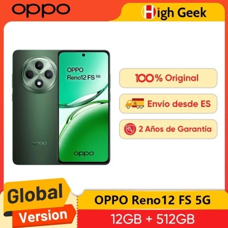 Versión Global OPPO Reno12 FS 5G Smartphone MTK Dimensity 6300 6.67inc