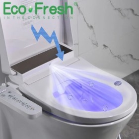 Ecofresh-asiento de inodoro inteligente en forma de U, bidé eléctrico,