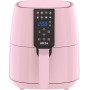 Jocca - Oil Free Air Fryer 3.8L Pink, Digital Air Fryer 1450W, 8 Automatic Programs, LED Touch Display, Timer, Adjustable