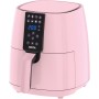 Jocca - Oil Free Air Fryer 3.8L Pink, Digital Air Fryer 1450W, 8 Automatic Programs, LED Touch Display, Timer, Adjustable