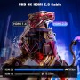 Gulemfy Cable HDMI 4K 2m, Cable HDMI 2.0 Alta Velocidad 18Gbps Nylon Trenzado 4K@60Hz, con Ethernet HDR ARC UHD 3D 1080P