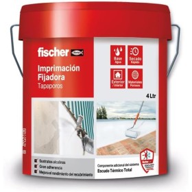 fischer - Imprimación Tapaporos para Madera, Sirve también para Yeso y Multitud de Soportes Porosos, para Consolidar y Sellar