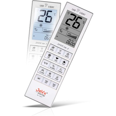 JEVX 5000 in 1 Universal Air Conditioner Remote Control for Mitsubishi, Jujitsu, LG, Carrier, Daewoo, Panasonic, Samsung,