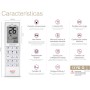 JEVX 5000 in 1 Universal Air Conditioner Remote Control for Mitsubishi, Jujitsu, LG, Carrier, Daewoo, Panasonic, Samsung,