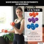 unycos - Pesas y Mancuernas AntideslizantesHierro | Neoprenode 1 kg a 10 kg - Suaves al Tacto para Hombres y Mujeres, Diseño