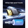 Silkland HDMI 2.1 Cable 10K 8K, 2m Certificado, PS5 4K@120Hz/144Hz, eARC HDR10 Dolby Atmos DTS:X HDCP2.3 para HDTV/Barras de