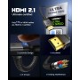 Silkland HDMI 2.1 Cable 10K 8K, 2m Certificado, PS5 4K@120Hz/144Hz, eARC HDR10 Dolby Atmos DTS:X HDCP2.3 para HDTV/Barras de