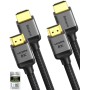 Silkland HDMI 2.1 Cable 10K 8K, 2m Certificado, PS5 4K@120Hz/144Hz, eARC HDR10 Dolby Atmos DTS:X HDCP2.3 para HDTV/Barras de