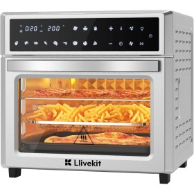 LLIVEKIT Air Fryer Oven 26 L, Air Fryer with 12 Programs and Timer, Hot Air Fryer Oven LED Touch Screen, Airfryer 1700 W,