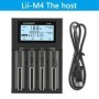 LiitoKala Lii-M4S Lii-M4 18650 cargador inteligente pantalla LCD para 