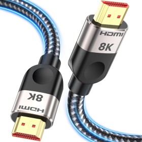 Southlight Cable HDMI 2.1 de 3 metros [8K@60Hz,4K@120Hz144Hz,48Gbps] Ultra High speed 7680P eARC HDCP 2.2&2.3 DTS:X dinámico HDR