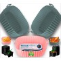 KRAPPS X3 Silicone Air Fryer Mold | Air Fryer Molds | Air Fryer Container | Airfryer Accessories | Air Fryer Tray | Silicone Air