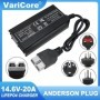 Cargador Lifepo4 de alta potencia, dispositivo de carga de 12v, 20a, 4
