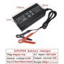 Cargador Lifepo4 de alta potencia, dispositivo de carga de 12v, 20a, 4