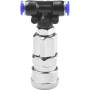 Conector de tanque de metal de tres vías con un diámetro de tubo de 6 mm, perfectamente adecuado para aplicaciones de camiones