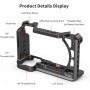 SMALLRIG Cage para Sony A6100, A6300, A6400, Jaula con Empuñadura de Silicona y Placa para Arca Incorporada - 3164B
