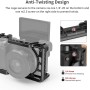 SMALLRIG Cage para Sony A6100, A6300, A6400, Jaula con Empuñadura de Silicona y Placa para Arca Incorporada - 3164B