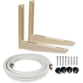 Kit Installation Air Conditioner Support Compressor Outdoor Air Conditioner Pipes 1/4" 3/8" 3M