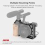 SMALLRIG Cage para Sony A6100, A6300, A6400, Jaula con Empuñadura de Silicona y Placa para Arca Incorporada - 3164B
