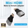 AXFEE 2 Piezas Adaptador HDMI Hembra a HDMI Hembra, HDMI Adaptador en Soporte 8K/4K@120Hz UHD, hdmi Hembra Hembra,Alargador hdmi