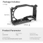 SMALLRIG Cage para Sony A6100, A6300, A6400, Jaula con Empuñadura de Silicona y Placa para Arca Incorporada - 3164B
