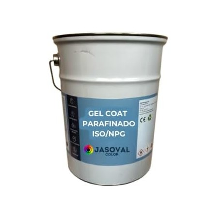 Jasoval Color Gel Coat Parafinado ISO/NPG 1kg Con Catalizador - 20 Colores - Ideal Barcos, Piscinas y Fibra de Vidrio (Negro)