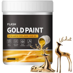 Pintura de oro líquido, pintura de pan de oro 300 g Pintura de pan de oro que no se decolora con lámina de oro Suministros de