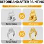 Pintura de oro líquido, pintura de pan de oro 300 g Pintura de pan de oro que no se decolora con lámina de oro Suministros de