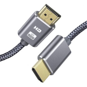 Cable HDMI 4K 2M SUCESO Cable HDMI 2.0 de Alta Velocidad Trenzado de Nailon Ultra HD 4K a 60Hz a 18Gbps Soporta con Video 4K UHD