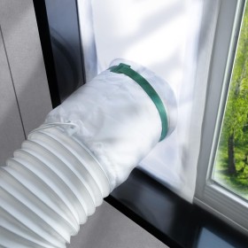 LOVIGA Sliding Window Seal for Dryer - Portable Air Conditioner Kit 25 x 102-162 cm - Insulation 100% Sealing Effect and Easy to