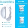 TOPOWN 5 Pieces Portable Air Conditioner Window Kit, Portable Air Conditioner Sliding Window Seal Plate Kit, Suitable for