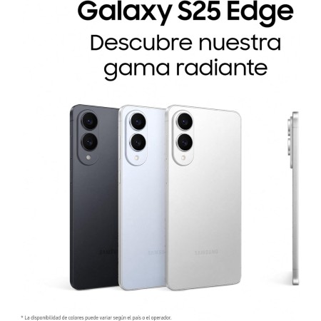 Samsung Galaxy S25 Edge 512GB Teléfono Móvil Fino con IA, Galaxy AI, 12GB RAM, Cámara 200MP, Batería Larga Duración, Garantía