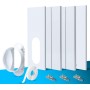 TOPOWN 5 Pieces Portable Air Conditioner Window Kit, Portable Air Conditioner Sliding Window Seal Plate Kit, Suitable for