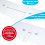 TOPOWN 5 Pieces Portable Air Conditioner Window Kit, Portable Air Conditioner Sliding Window Seal Plate Kit, Suitable for