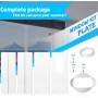 TOPOWN 5 Pieces Portable Air Conditioner Window Kit, Portable Air Conditioner Sliding Window Seal Plate Kit, Suitable for