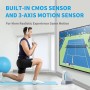 TechKen Pack de 2 Mandos para Wii con Muñequera,Wii Mando a Distancia Remote Controller para Wii con Motion Plus y Nunchuk