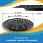 AFBLUSSHELD Set de 2 Coladores de Acero Inoxidable - Colador de Lujo para Fregadero - Colador Flexible para Ducha - Colador para