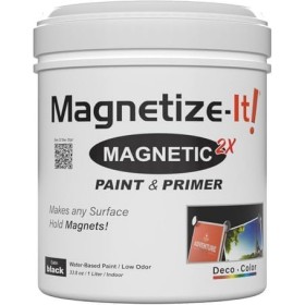 Magnetize-It! Pintura magnética de pared con imprimación (a base de agua) – Deco Color Extra Adhesión y Sostenible Pintura
