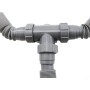 Tuberías de agua flexibles de doble cabezal de instalación simplificada compatibles con tamaños estándar
