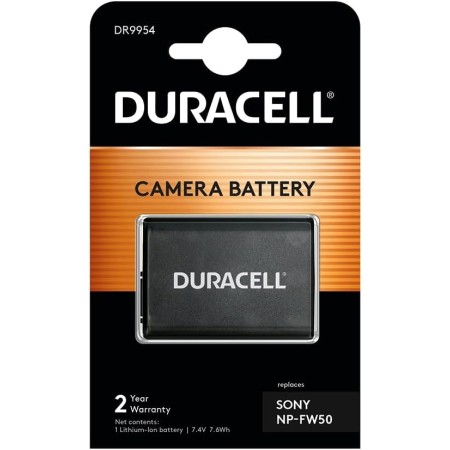 Duracell DR9954 - Batería para Sony NP-FW50 (Li-ion, 900 mAh, 7.4 V)