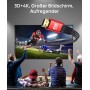 JSAUX Cable HDMI 2.0 3 Metros [4K @ 60Hz, 18Gbps] Plano Cable Ultra Alta Velocidad, Cable Soporte 3D HDR UHD 2160p 1080p