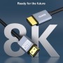 BENFEI Cable HDMI a HDMI 2.1, Certificado, 48 Gbps, 4K@240Hz 8K@60Hz, carcasa de aluminio, nailon tressé, compatible con Mac PC