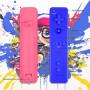 AUFGLO Retro Wii Controller 2 Pack Wii u Remote mit Silikongehäuse und Handgelenksgurt (Rot + Hellblau)