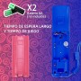 AUFGLO Retro Wii Controller 2 Pack Wii u Remote mit Silikongehäuse und Handgelenksgurt (Rot + Hellblau)