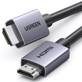 UGREEN Cable HDMI 2.0 4K 60Hz 3D HDR ARC Dolby Vision Compatible con PS5 PS4 Xbox Barra de Sonido TV Nylon Trenzado, 1M
