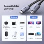 UGREEN Cable HDMI 2.0 4K 60Hz 3D HDR ARC Dolby Vision Compatible con PS5 PS4 Xbox Barra de Sonido TV Nylon Trenzado, 1M