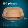 Cecotec Cecofry BigBucket Paper Pack Accessories for Air Fryer Oil-Free Fryer Accessories - 150 Paper for Air Fryer, Practical
